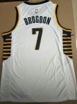 Maillot de Basket #7 Brogdon Pacers Blanc